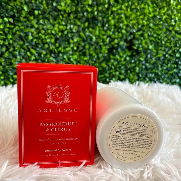 AQUIESSE Scented Candle - Passionfruit & Citrus - Picture 3 of 4